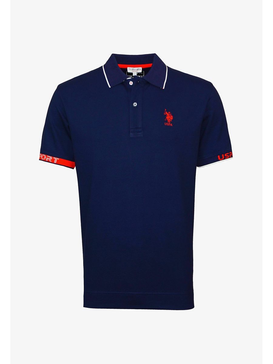 

Футболка мужская U.S. POLO Assn. US222P04O синяя M, Синий, US222P04O