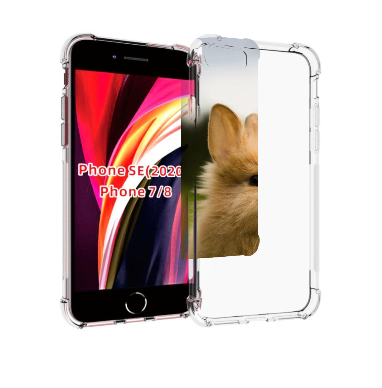 

Чехол MyPads Кролик для iPhone 7 4.7 / iPhone 8 / iPhone SE 2 (2020), Прозрачный, Tocco