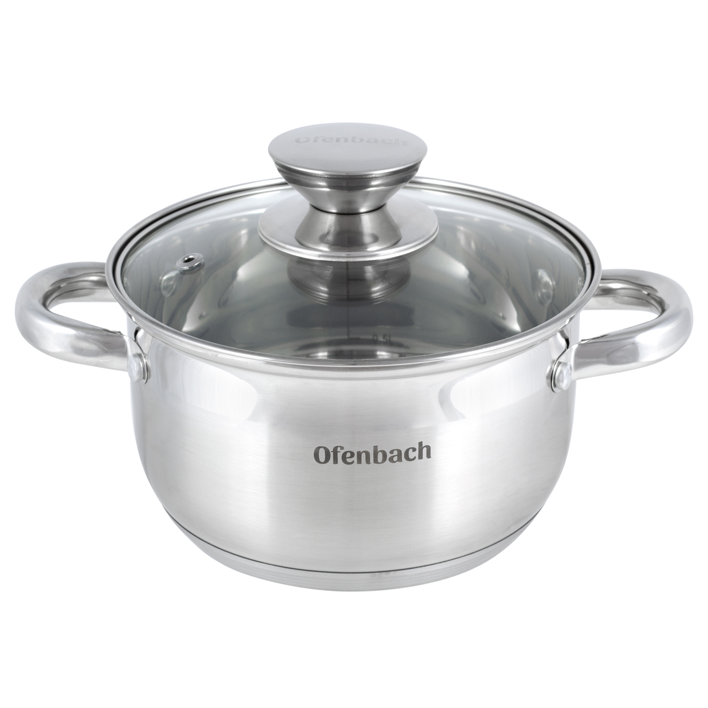 Кастрюля 1,7 л. из нержавеющей стали Ofenbach NB 100511 (16х9,5 см.)