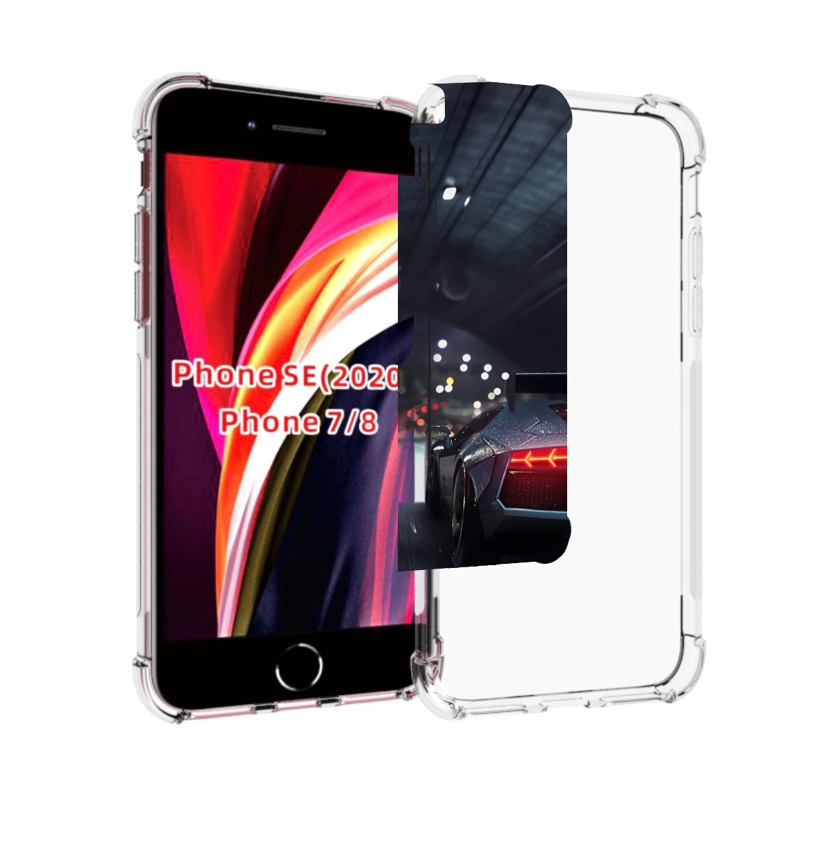 

Чехол MyPads Ламба мужской для iPhone 7 4.7 / iPhone 8 / iPhone SE 2 (2020), Прозрачный, Tocco