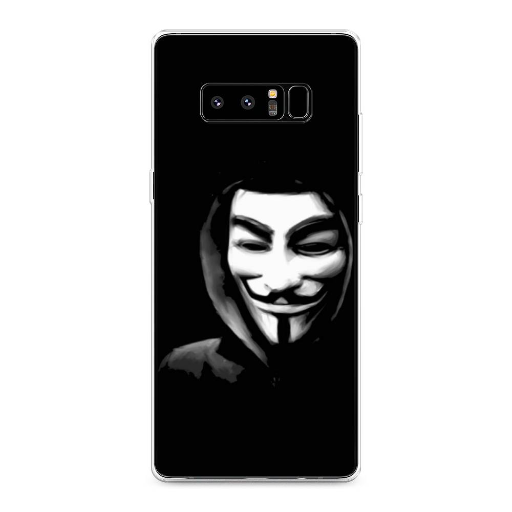 фото Чехол awog "анонимус" для samsung galaxy note 8