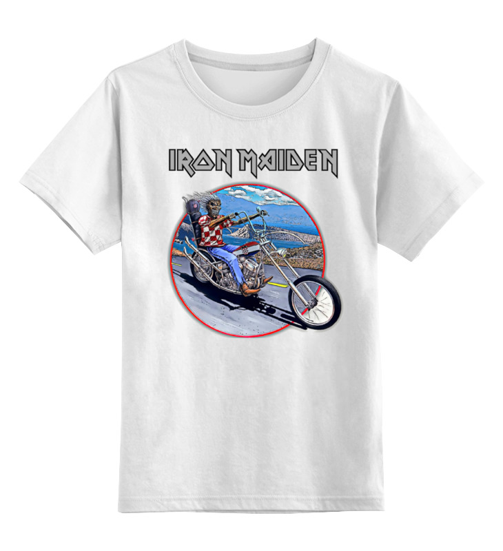 

Футболка детская Printio Iron maiden band цв. белый р. 140, Iron maiden band