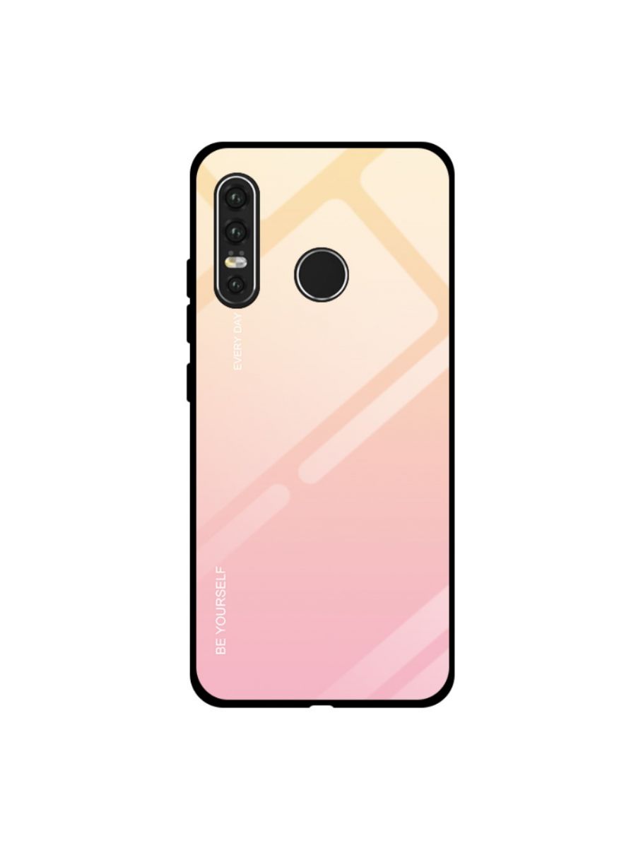 

Brodef Gradation стеклянный чехол для Huawei P30 Lite/Honor 20s Золотой/Розовый