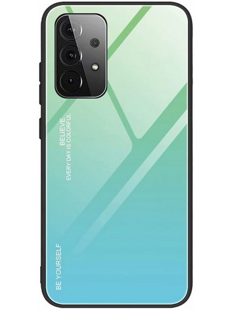 

Brodef Gradation стеклянный чехол для Samsung Galaxy A32 Бирюзовый