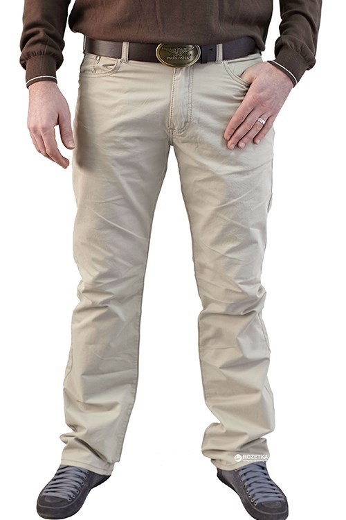 

Джинсы мужские Montana 20049OffWhite бежевые 32/32, 20049OffWhite