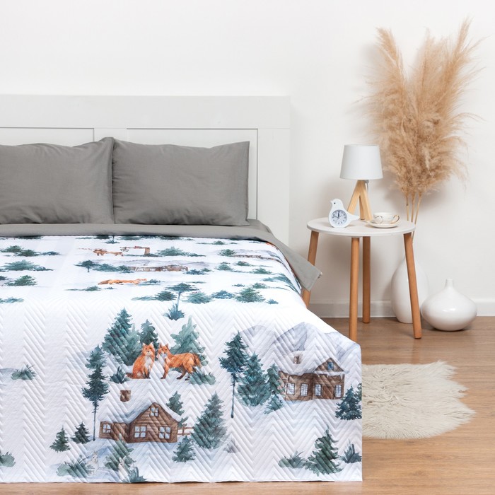 

Этель Покрывало Этель Евро Winter village, 230х210 см