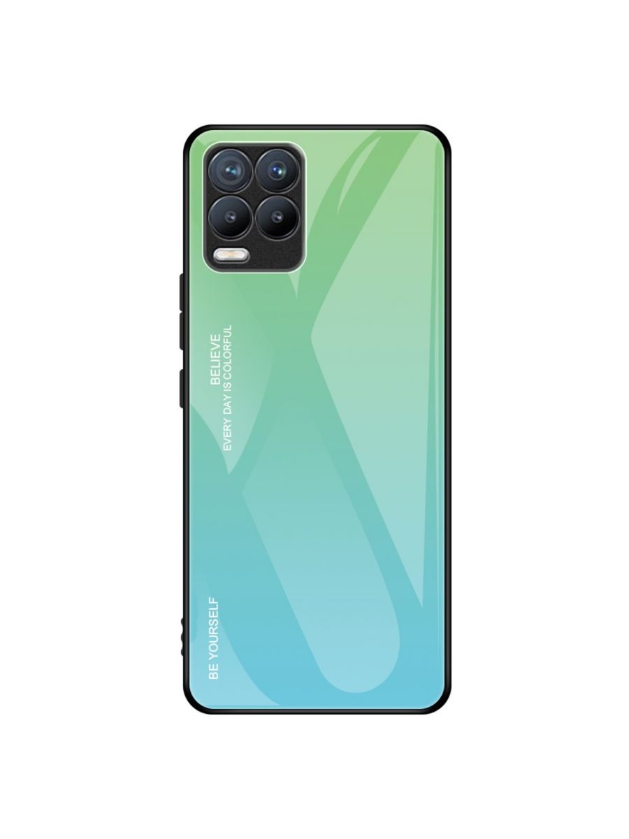 

Brodef Gradation стеклянный чехол для Realme 8 Pro/8 Бирюзовый