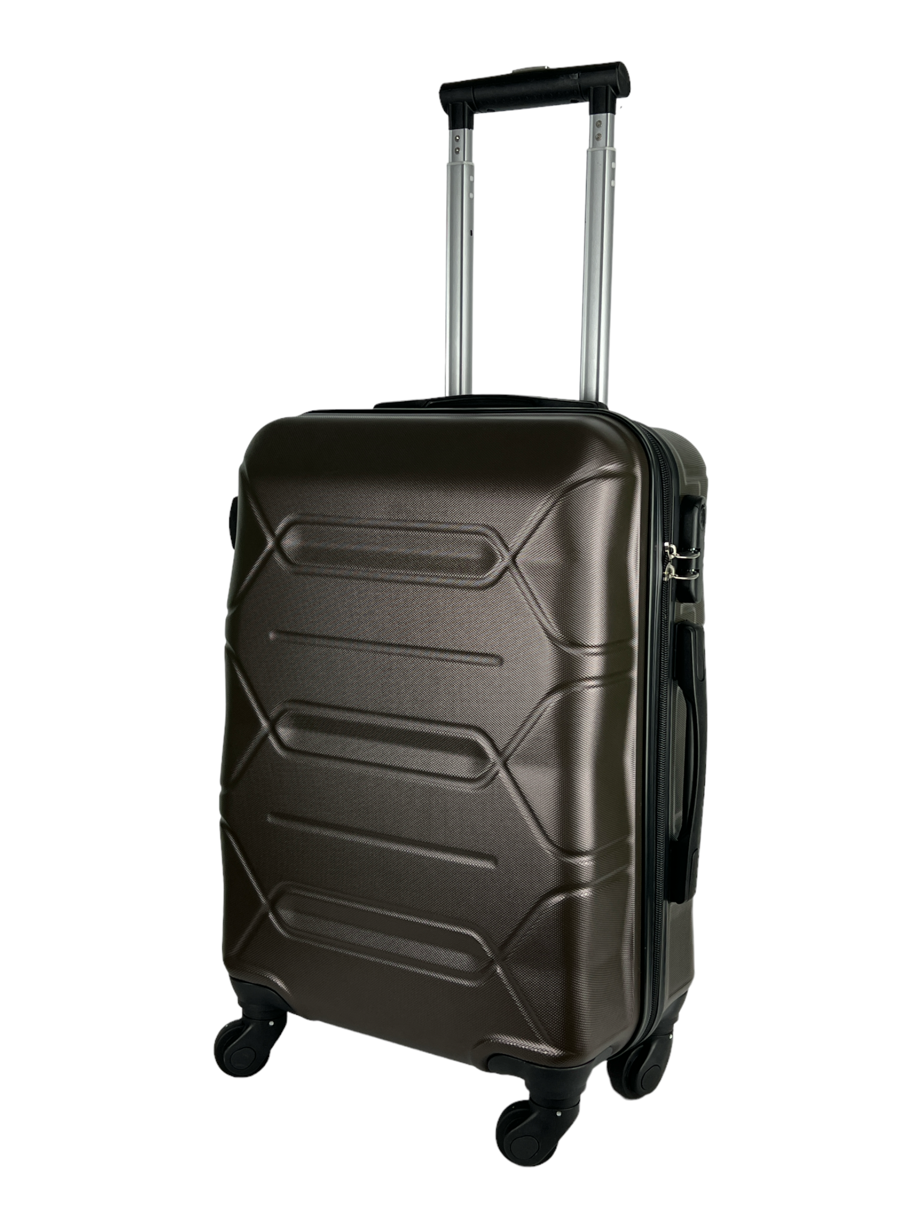 

Чемодан унисекс PalmBag ABS- коричневый, ABS-S+
