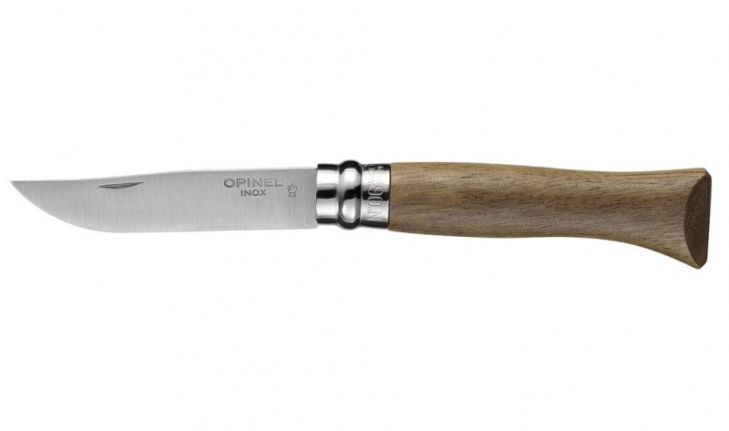 

Нож Opinel серии Tradition Luxury №08, клинок 8,5см, нерж.сталь, рукоять-орех, картон.коро, 002022