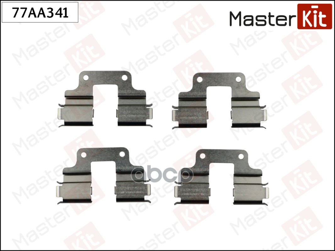

Монтажный комплект тормозных колодок MASTERKIT 77aa341