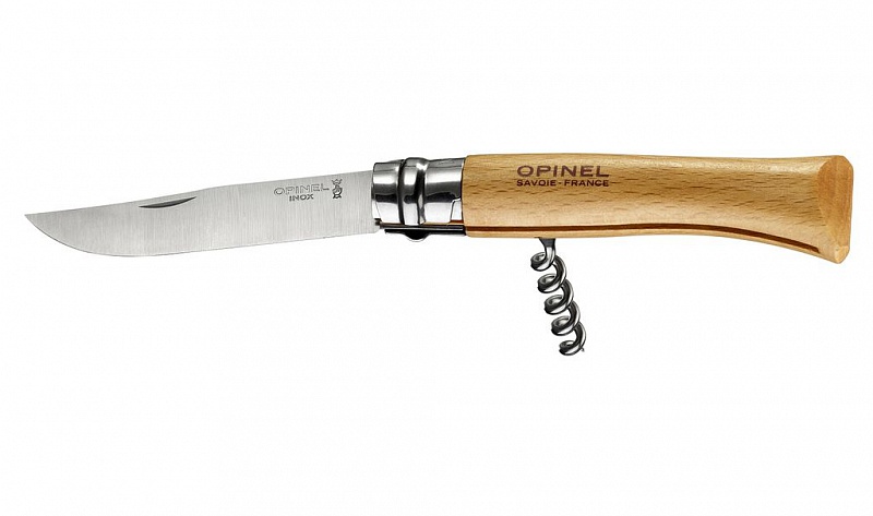 

Нож Opinel серии Specialists for Foodies №10 со штопором, клинок 10см, нержавеющая сталь,, 001410