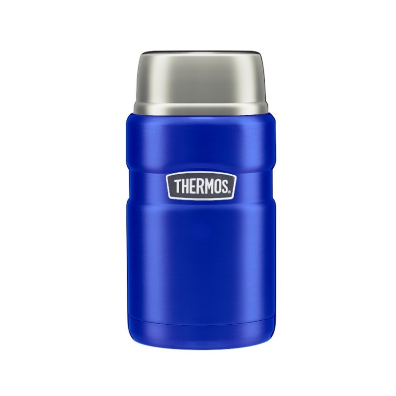 фото Термос для еды thermos king sk3020 0.71l, складная ложка из нержавеющей стали, королевский