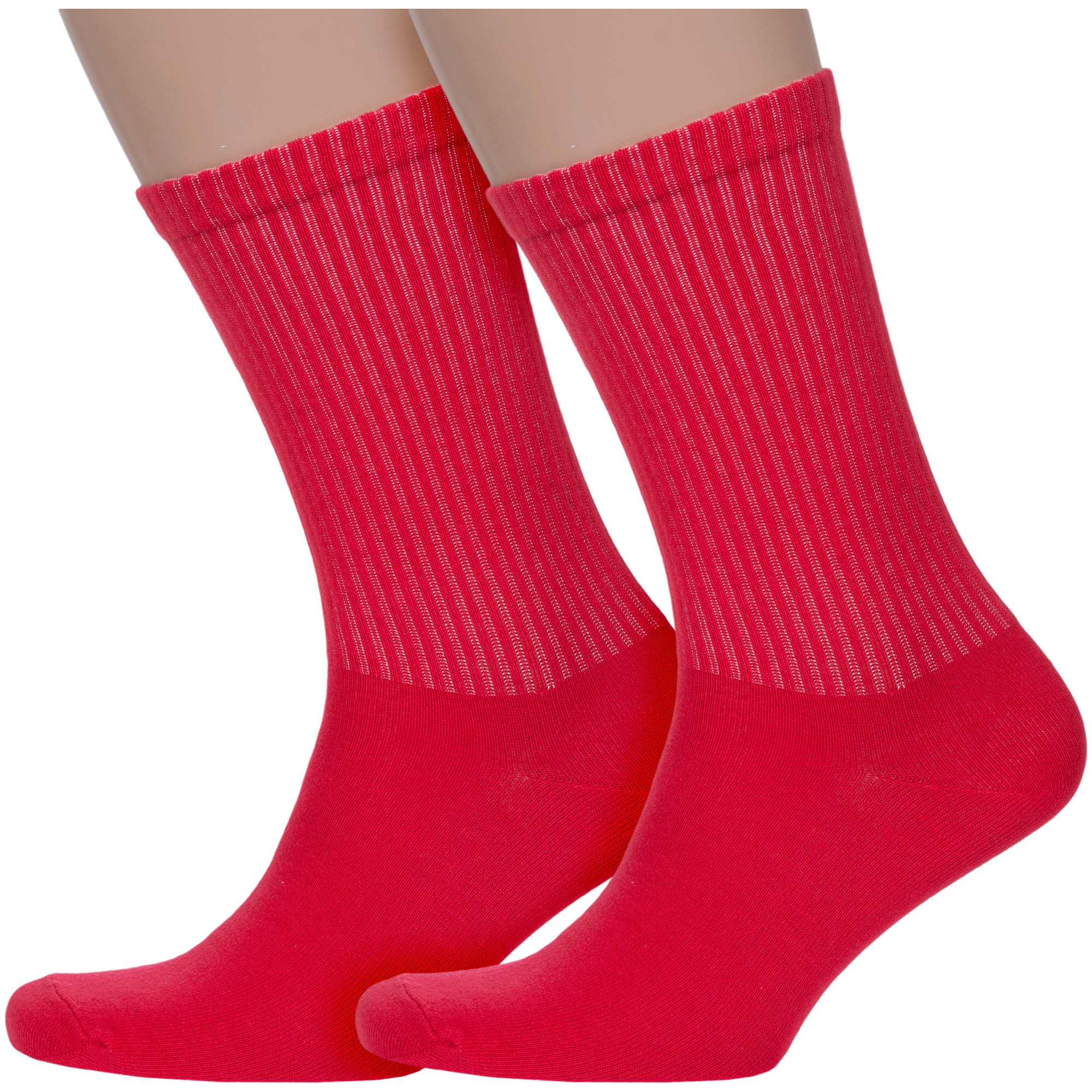 Комплект носков мужских Para Socks 2-M2D26 красных 25-27