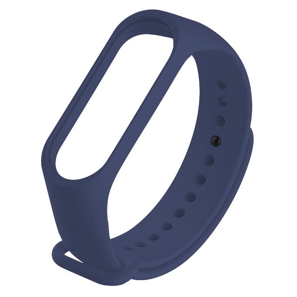 

Ремешок силиконовый Krutoff для Xiaomi Mi Band 5 (dark blue)