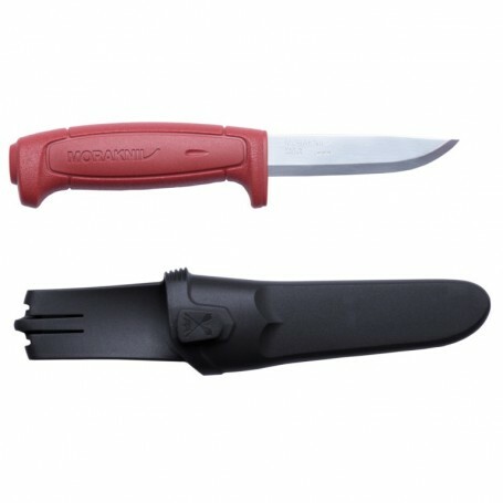 Нож Morakniv Basic 511, универсальный/строительный, углеродистая сталь, клинок 91мм, красн