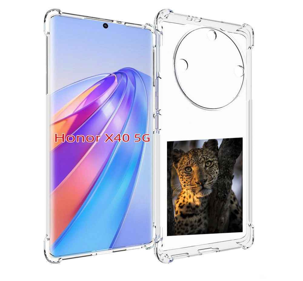 

Чехол MyPads Леопард для Honor X40, Прозрачный, Tocco