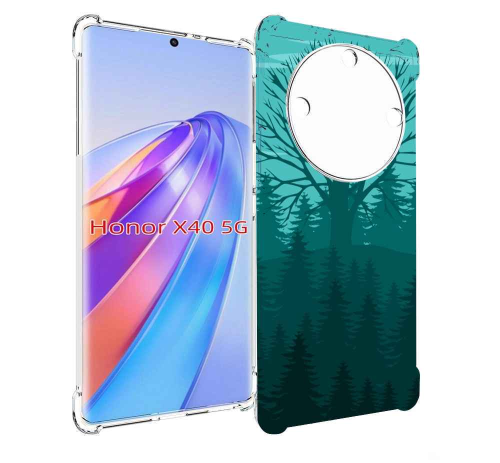 

Чехол MyPads Лес для Honor X40, Прозрачный, Tocco