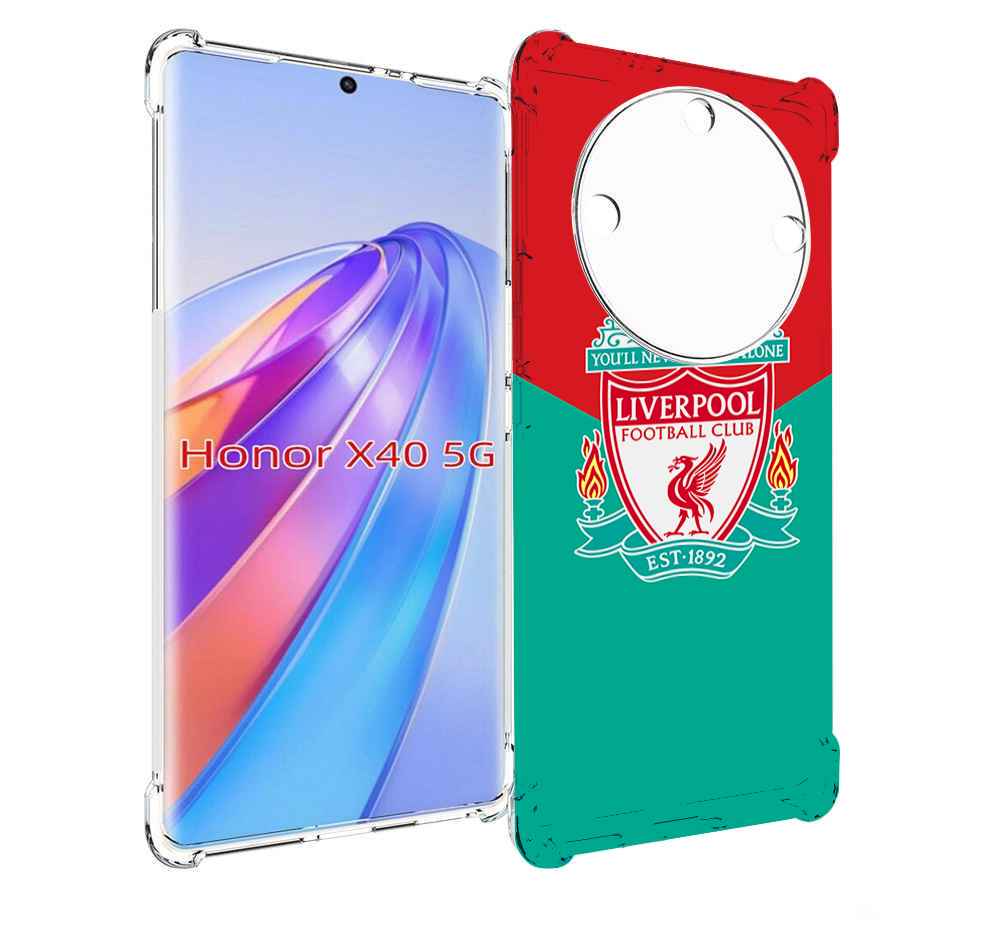 

Чехол MyPads Ливерпуль мужской для Honor X40, Прозрачный, Tocco
