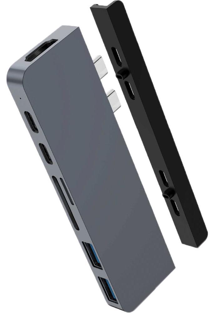 

Хаб HyperDrive DUO 7-in-2 Space Grey, DUO 7-in-2