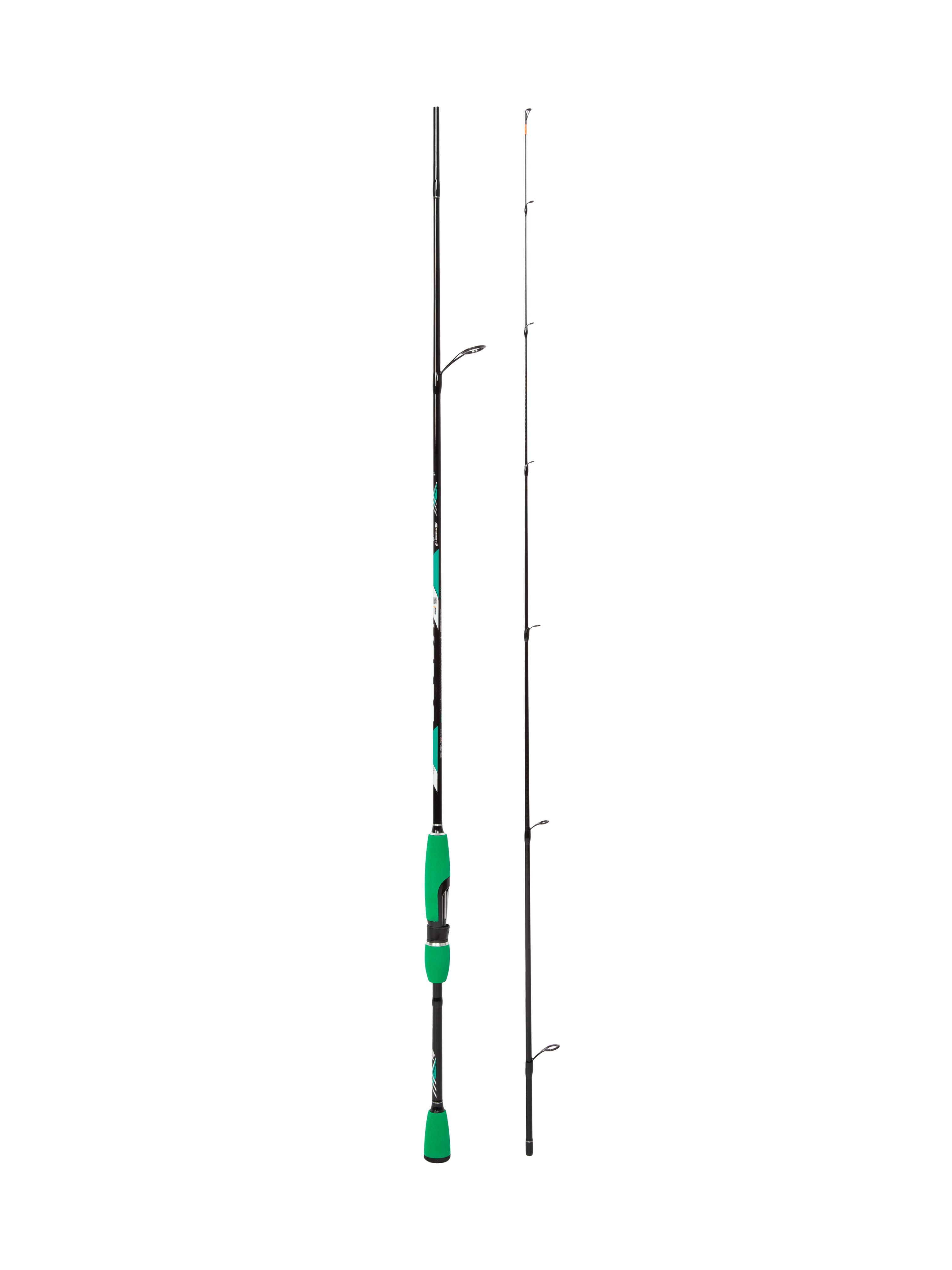 Спиннинговое удилище DAYO VERNA (2.65м, тест 3-15гр) черно-зеленый