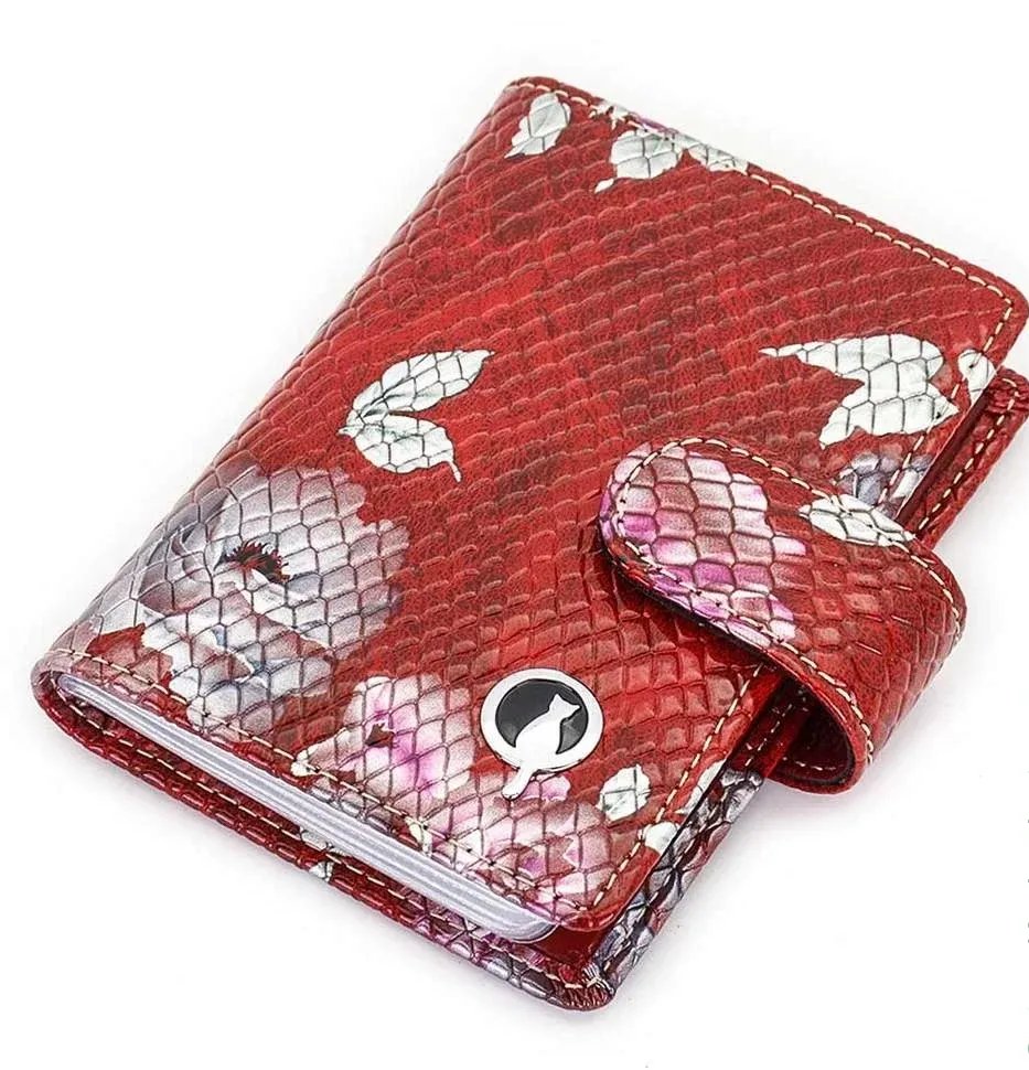 

Визитница женская Sergio Valentini СВ 8135-010 красная, СВ010