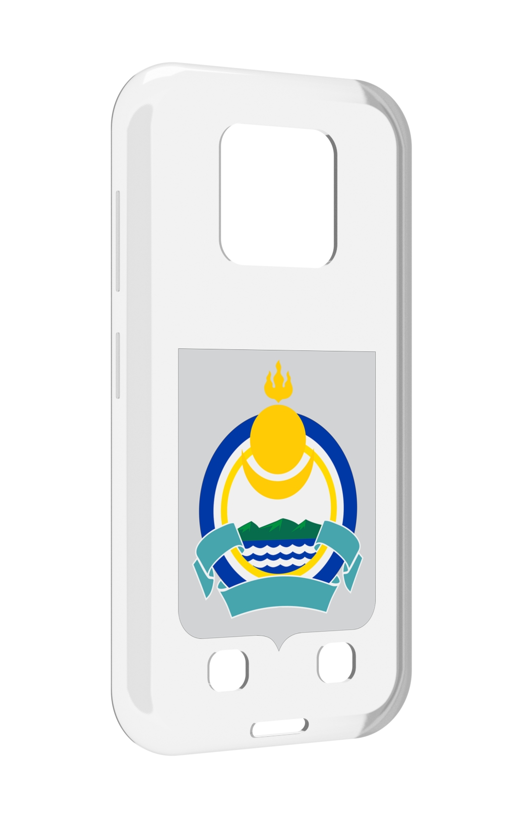 

Чехол MyPads герб-бурятия для Oukitel WP18, Прозрачный, Tocco