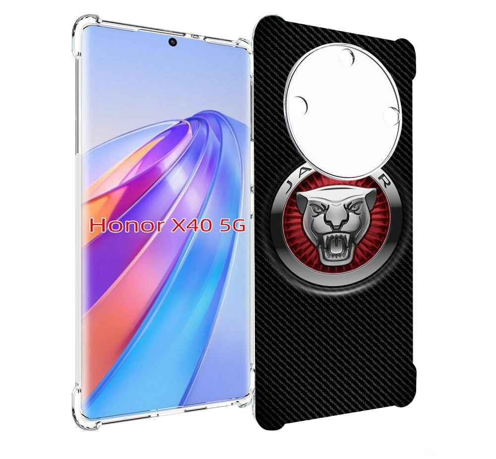 

Чехол MyPads Лого-ягуар для Honor X40, Прозрачный, Tocco