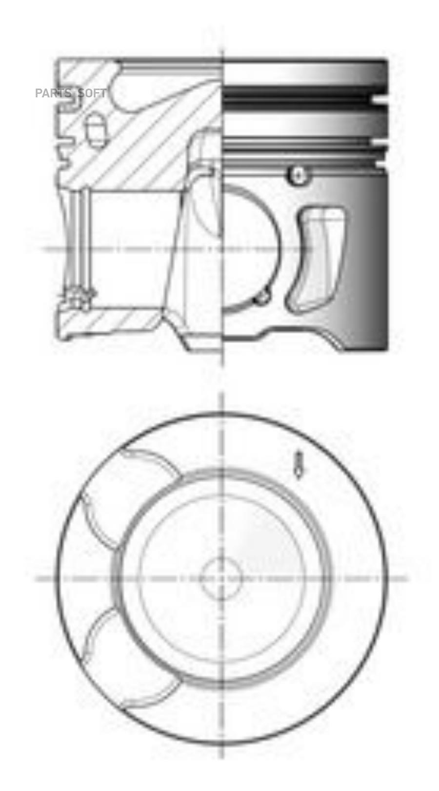 

Поршень KOLBENSCHMIDT dm.85.00x2.0x2.0x2.0 STD