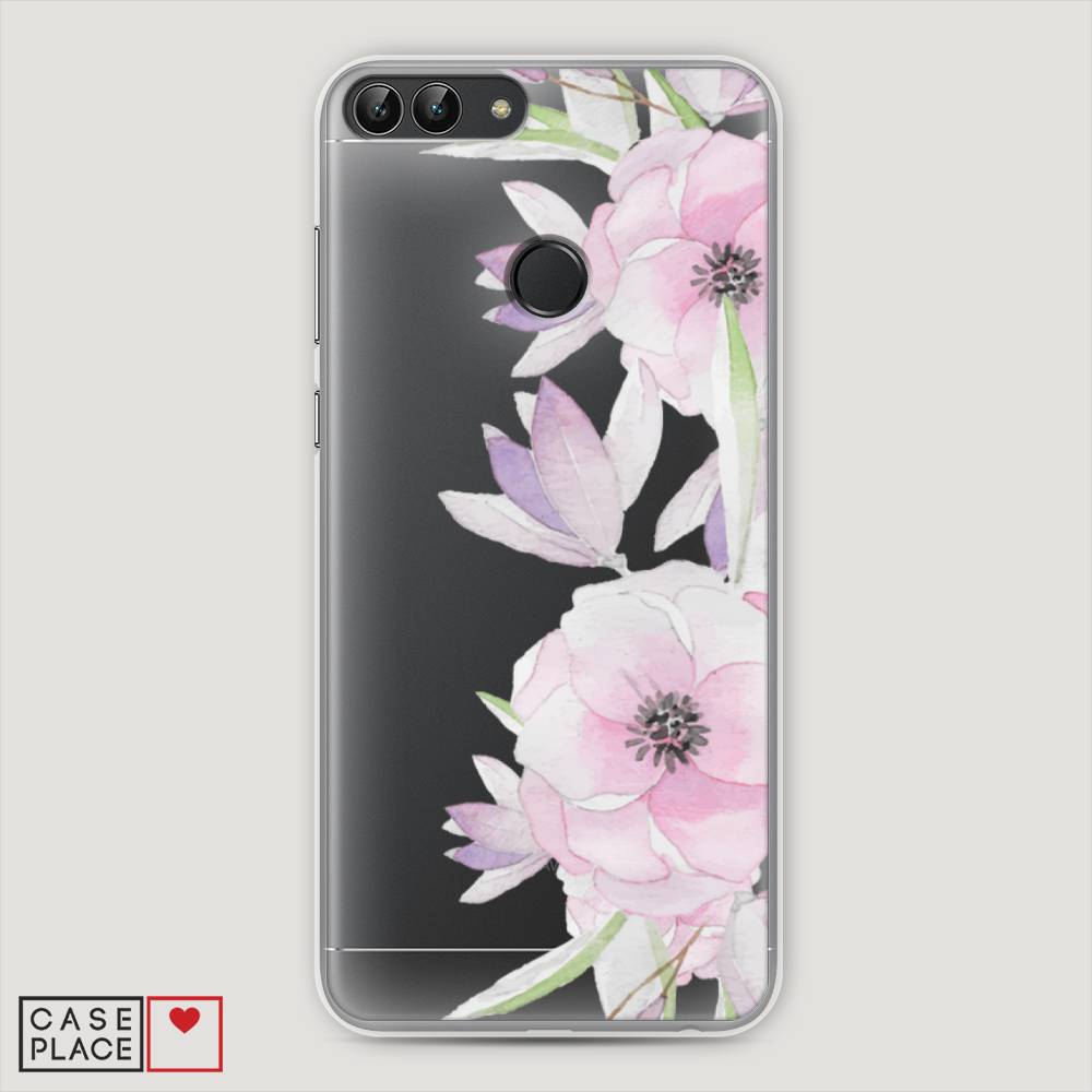 

Чехол Awog "Нежные анемоны" для Huawei P Smart