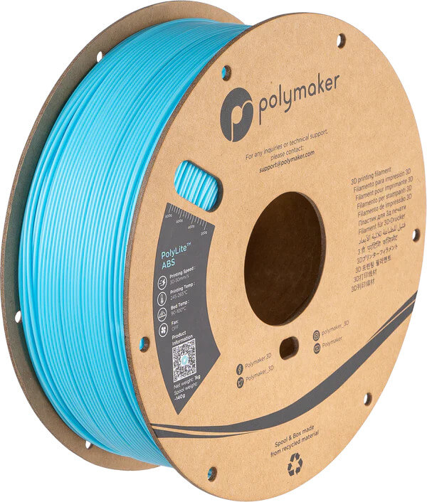 

Пластик для 3D принтера Polymaker 1.75 мм, Голубой светлый, 1 кг