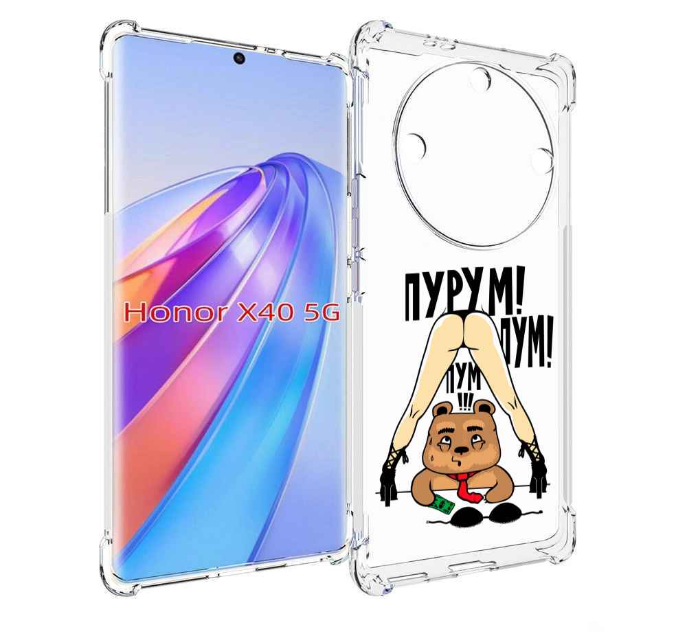 

Чехол MyPads Пурум пум пум для Honor X40, Прозрачный, Tocco