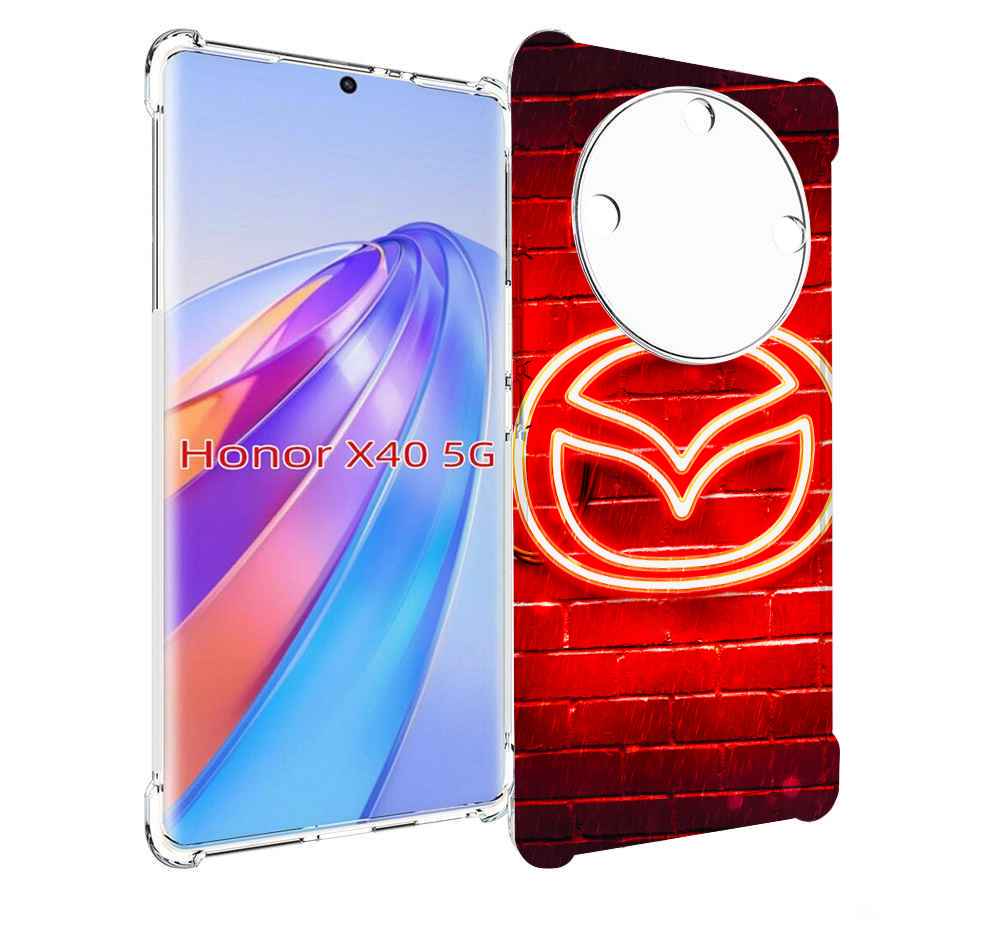 

Чехол MyPads Мазда для Honor X40, Прозрачный, Tocco