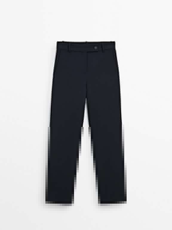 

Брюки женские Massimo Dutti 5054/563 синие 40 EU, Синий, 5054/563