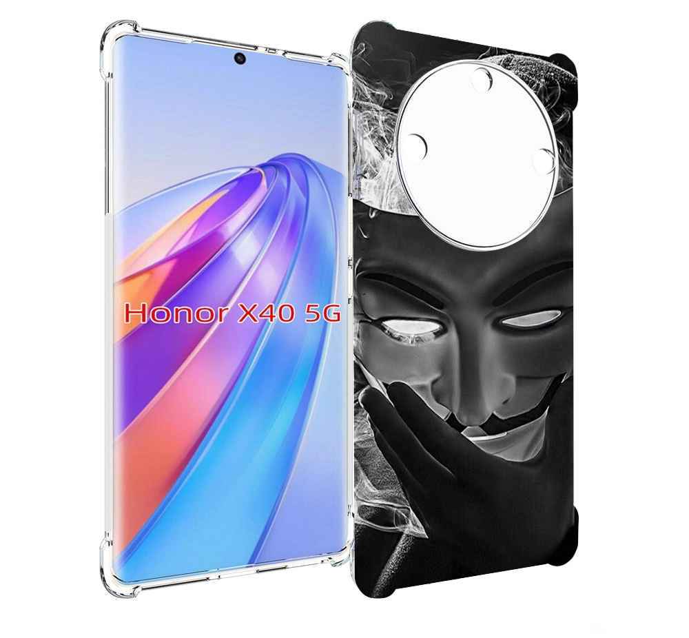 

Чехол MyPads Маска для Honor X40, Прозрачный, Tocco