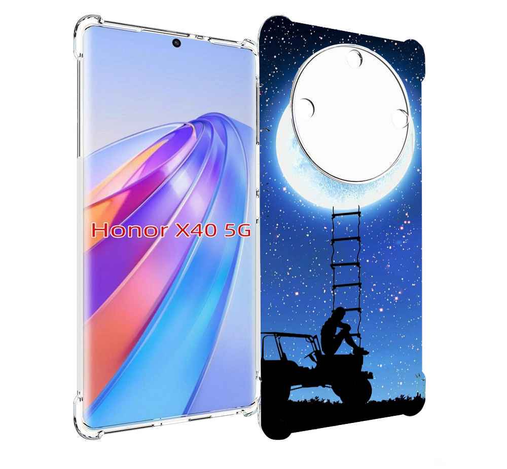 

Чехол MyPads Машина-на-лун для Honor X40, Прозрачный, Tocco