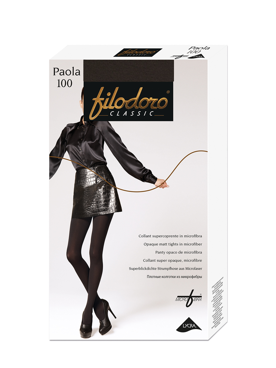 

Колготки женские Filodoro Paola 100 коричневые, Коричневый, Paola 100