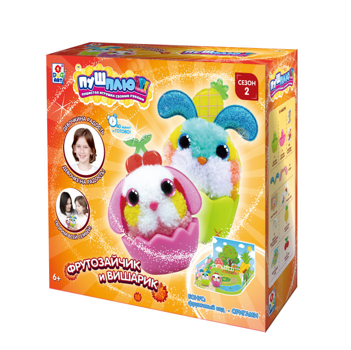 

1toy "Фрутозайчик и Вишарик", в коробке