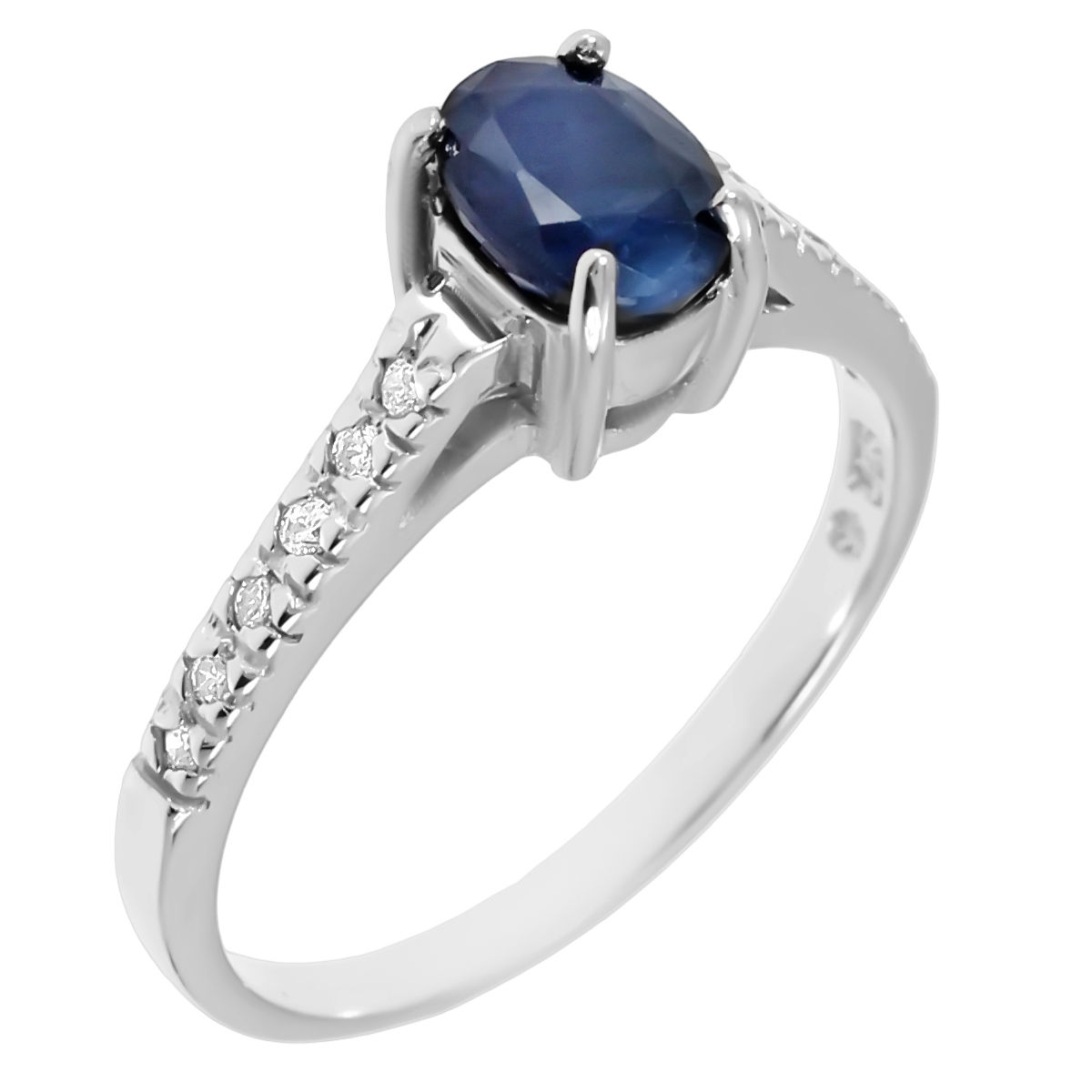

Кольцо из серебра р. 18 Balex Jewellery 1405933762, сапфир\фианит, 1405933762