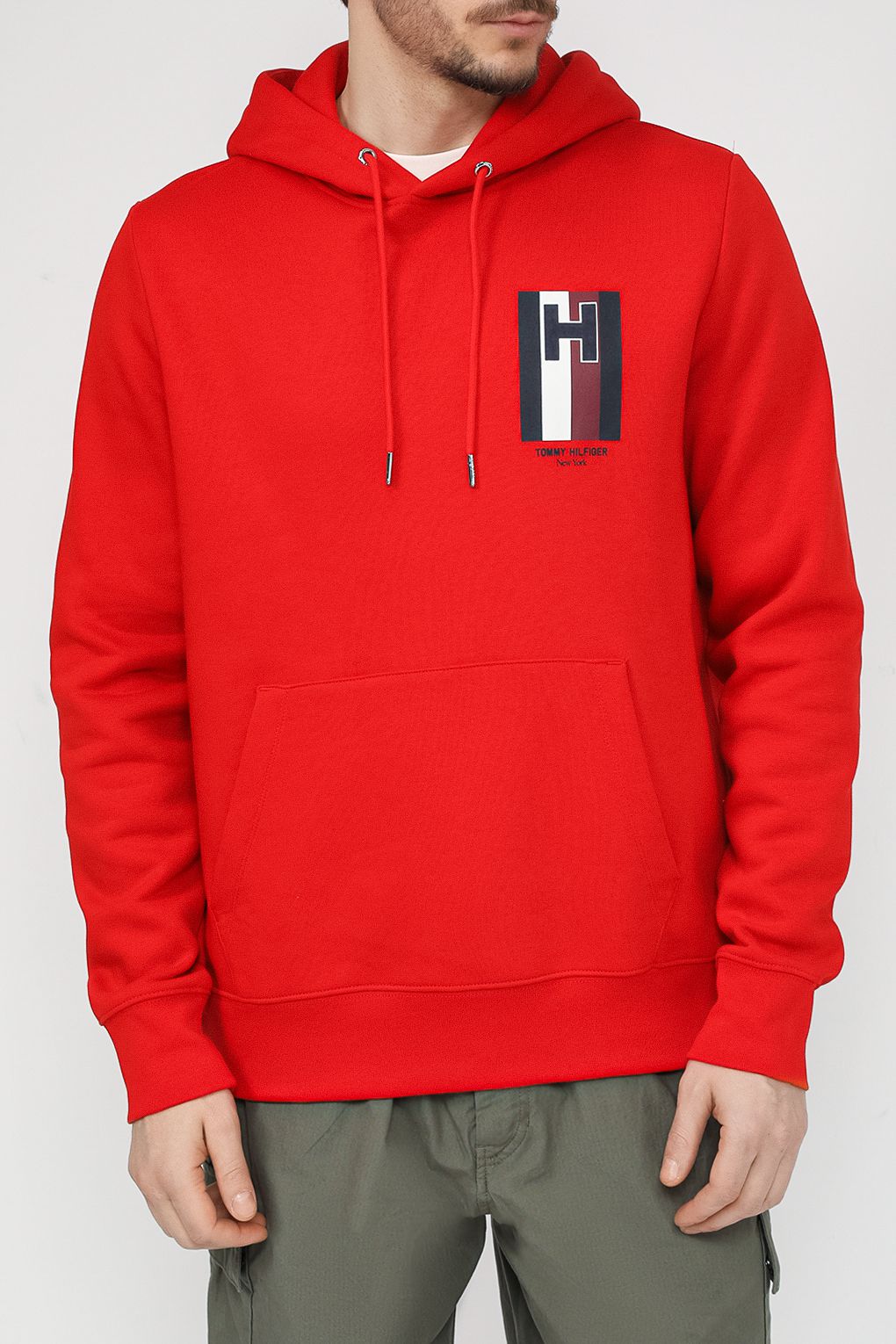 Худи мужское Tommy Hilfiger MW0MW33665 красное L