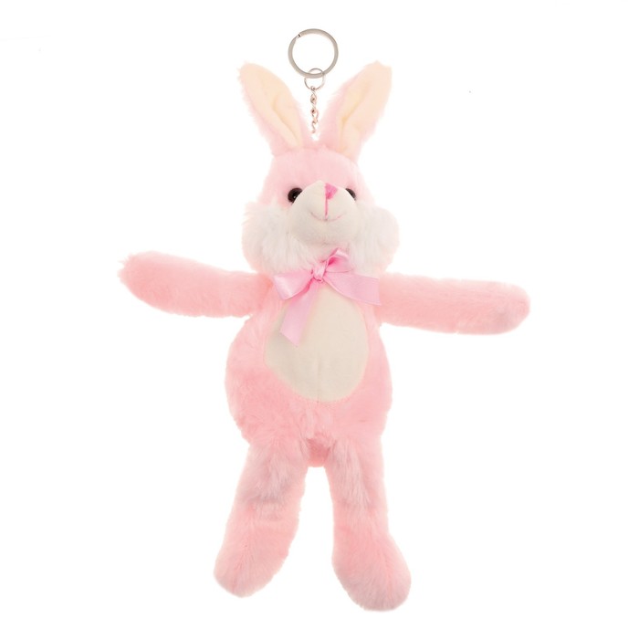 Мягкая игрушка «Зайка», цвет розовый мягкая игрушка брелок ли ли зайка 15 см