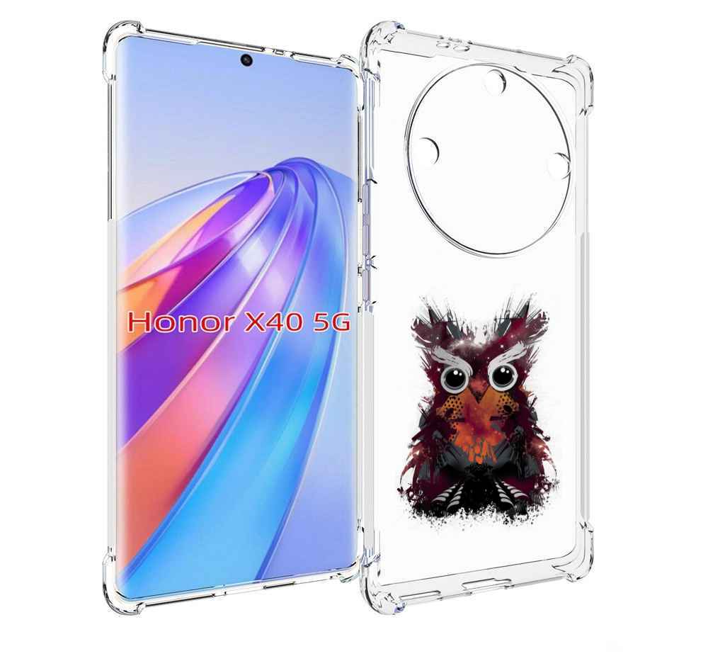 

Чехол MyPads Необычная сова для Honor X40, Прозрачный, Tocco
