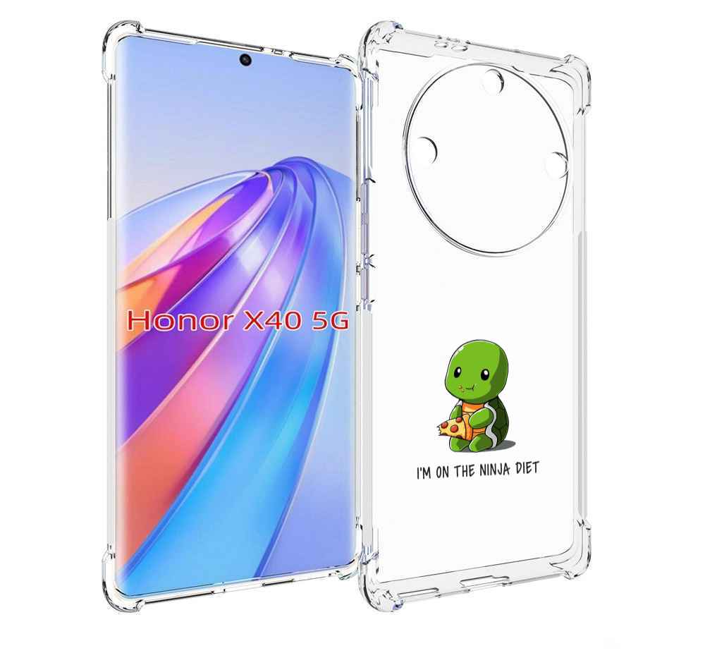 

Чехол MyPads Ниндзя-диета для Honor X40, Прозрачный, Tocco