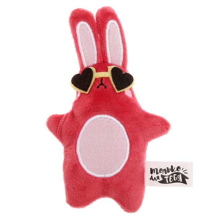 Мягкая игрушка «Кролик в очках», магнит мягкая игрушка orange toys брелок ктотик в больших очках 8 см