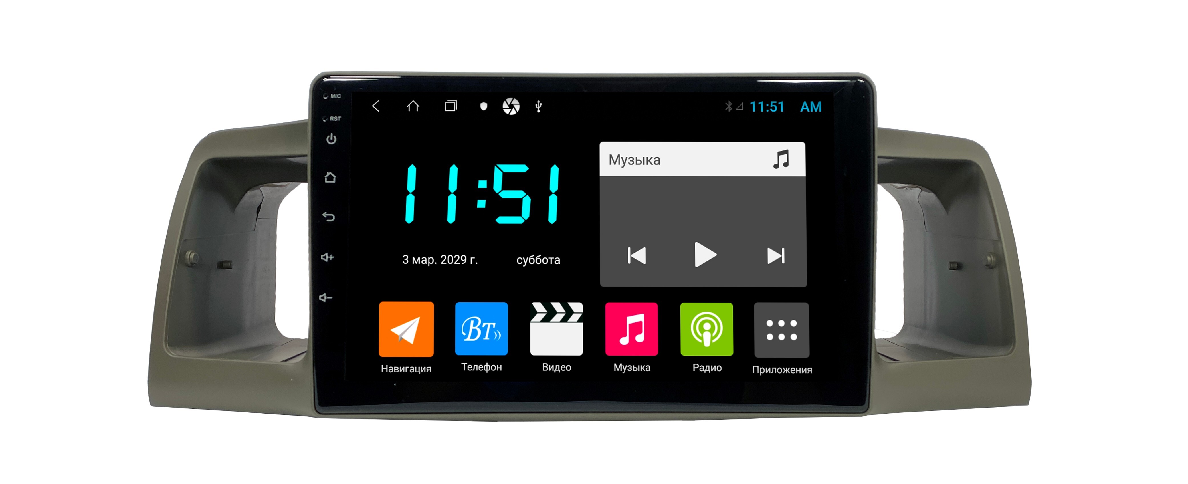 Штатная автомагнитола Zenith BYD F3 Android 12 464GB Мультируль ШГУ Автомагнитола 3021300₽