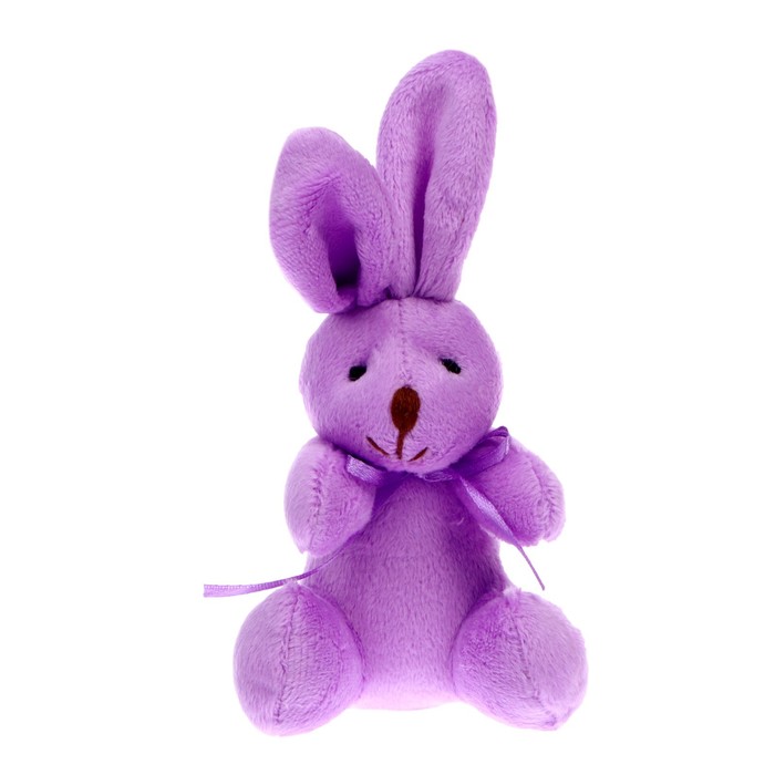Мягкая игрушка «Кролик», цвета МИКС мягкая игрушка lapkin кролик 60 см серый фиолетовый at365056