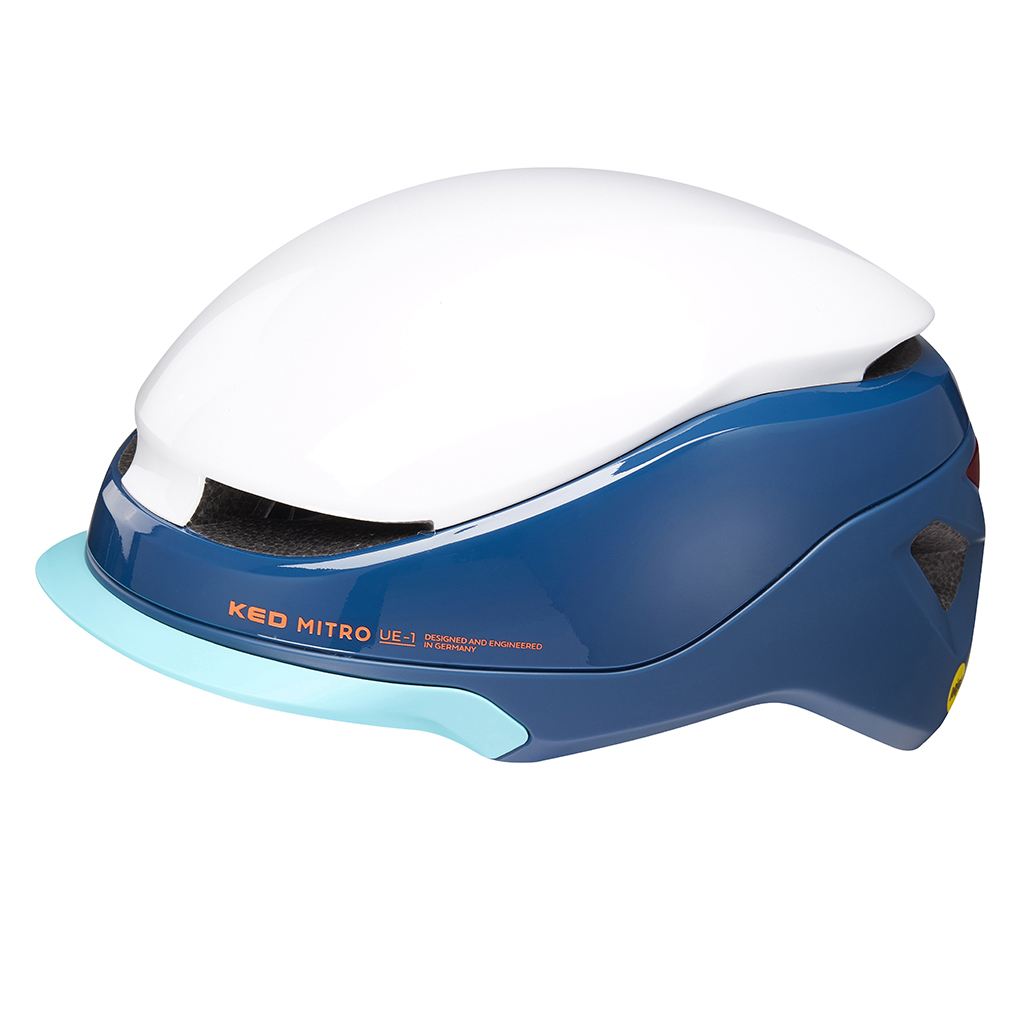 

Велосипедный шлем KED Mitro UE-1, white blue, M, Mitro UE-1