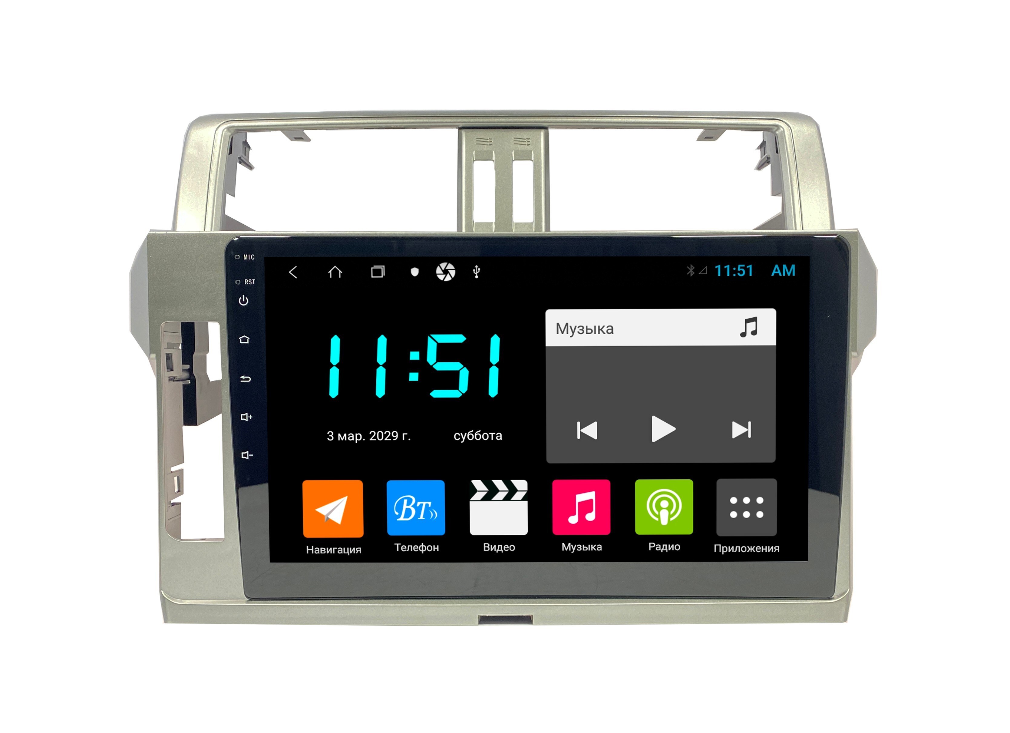 Штатная автомагнитола Zenith Toyota Prado 150 2014-2017 Android 12 464GB Мультируль 3177300₽