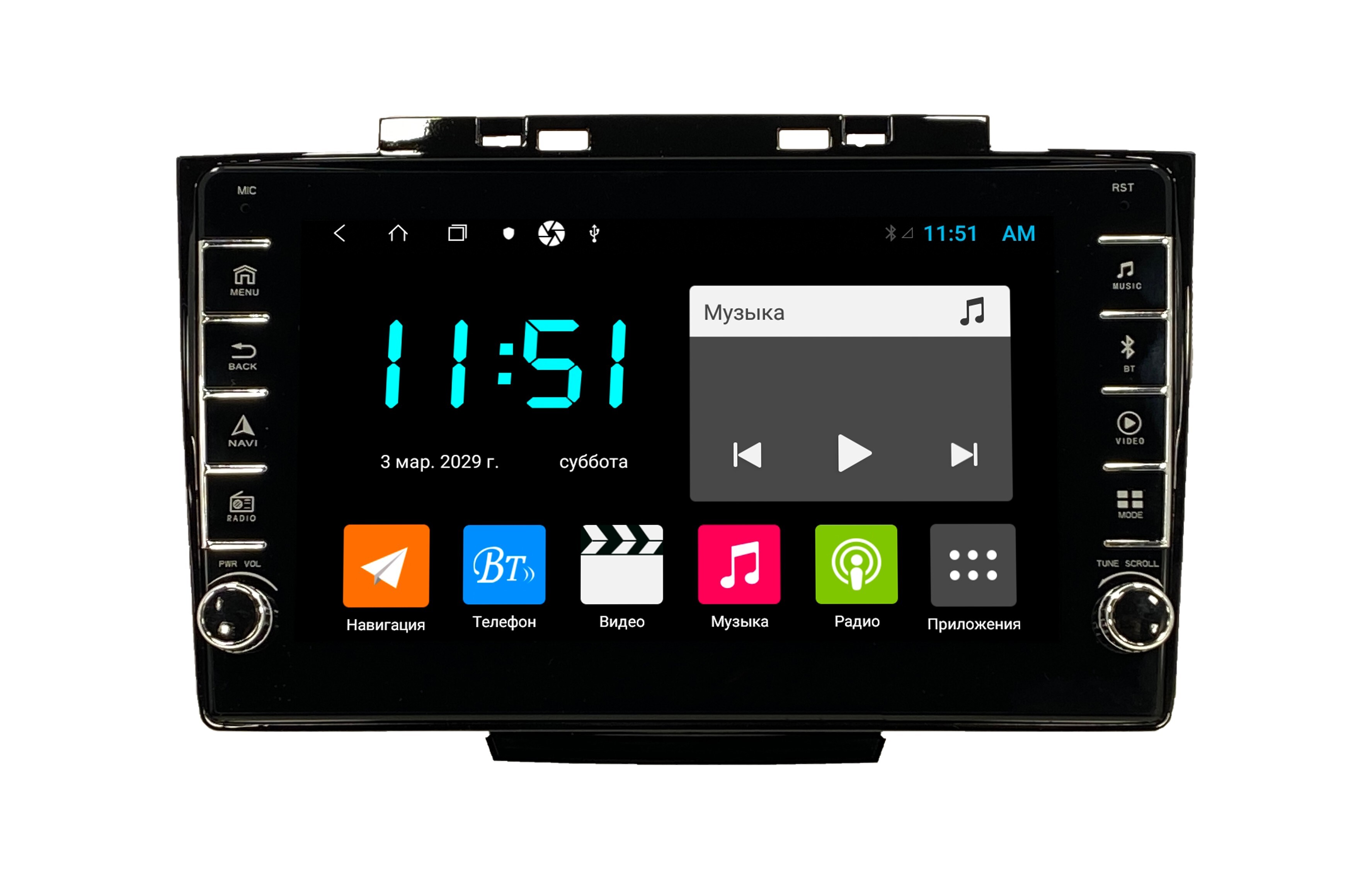 Штатная автомагнитола Zenith Great Wall Hover H3 2014 Android 12 464GB с крутилками 3254900₽