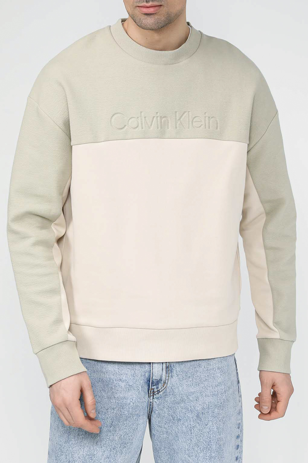 

Свитшот мужской Calvin Klein K10K112242 зеленый S, K10K112242