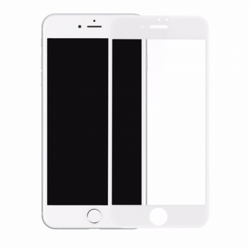 Защитное стекло Ainy Tempered Glass 0.2мм 5D для iPhone 8 Plus / 7 Plus Белое